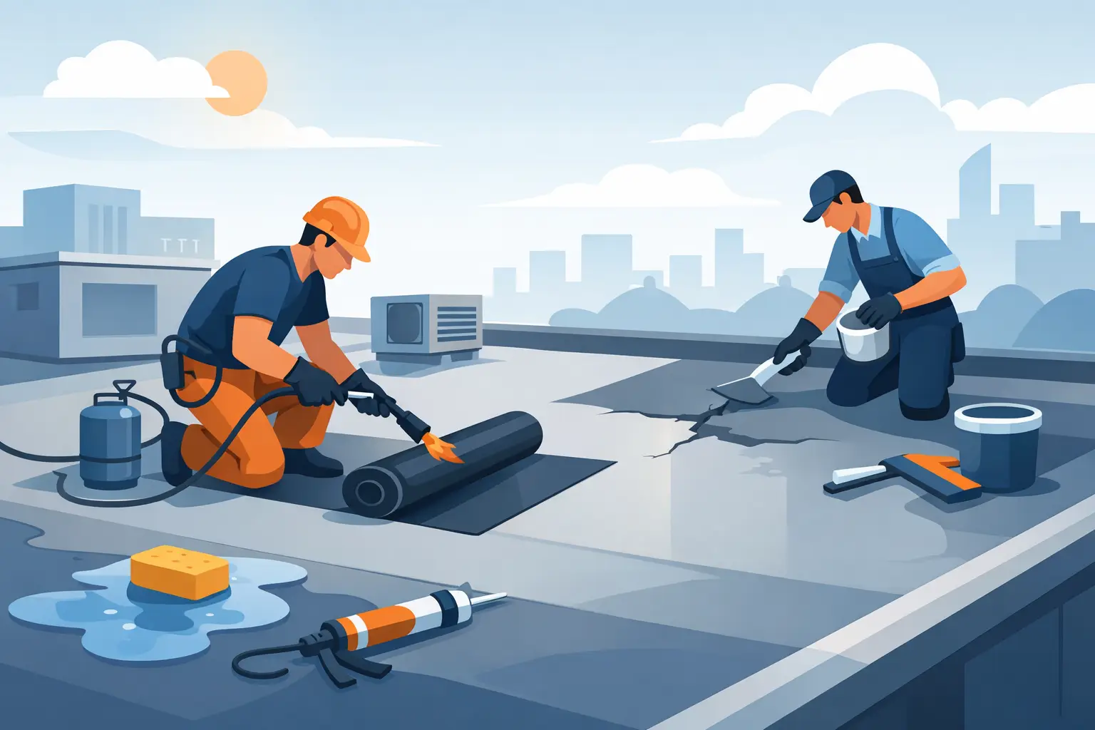 Flat Roof Repair Methods That Actually Last