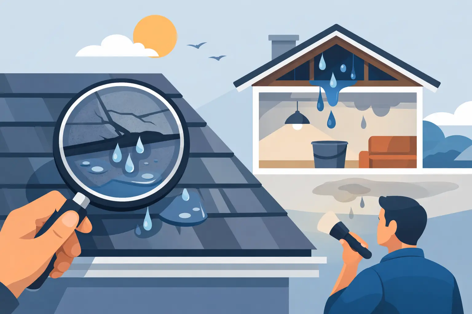 How to Spot Roof Leaks Before Damage Spreads