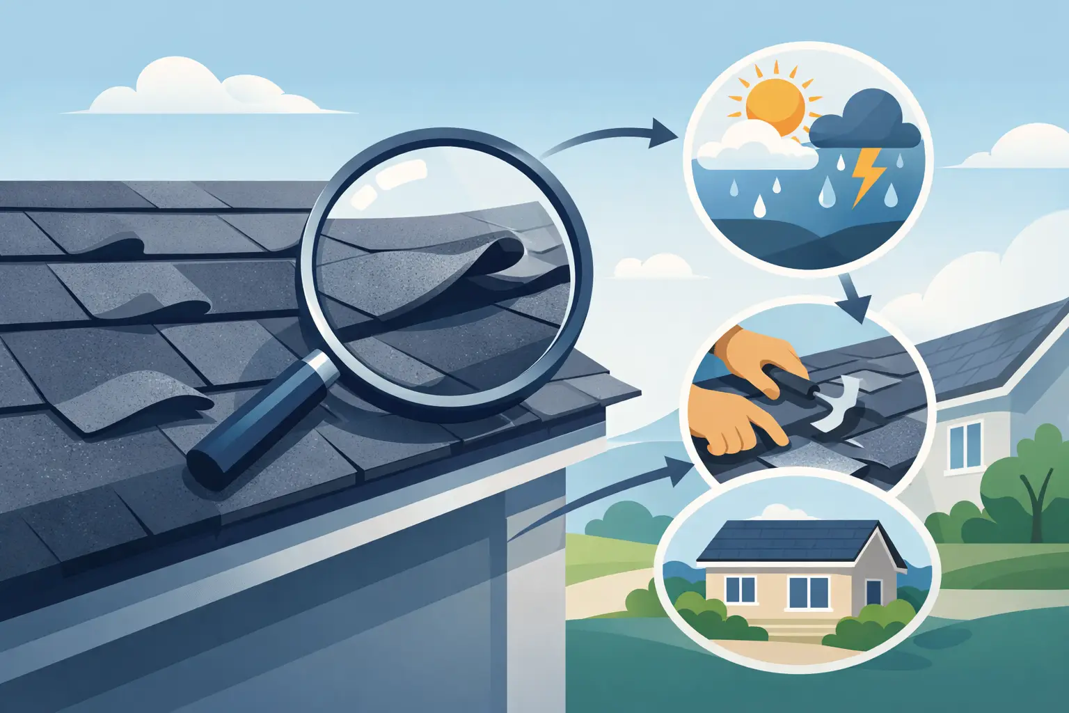 Why Do Shingles Curl? Causes and Next Steps