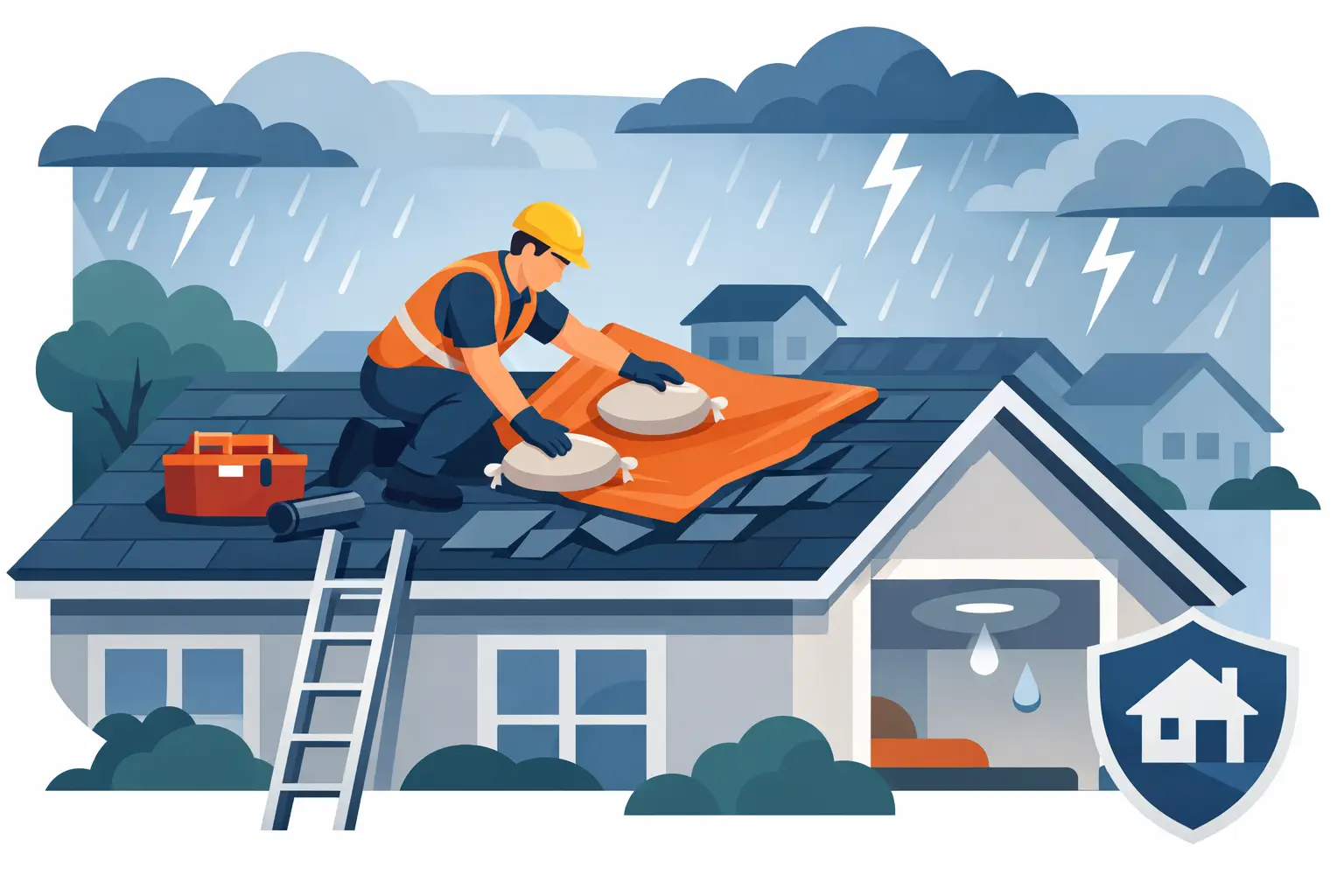 Emergency Roof Repair Steps to Protect Your Home