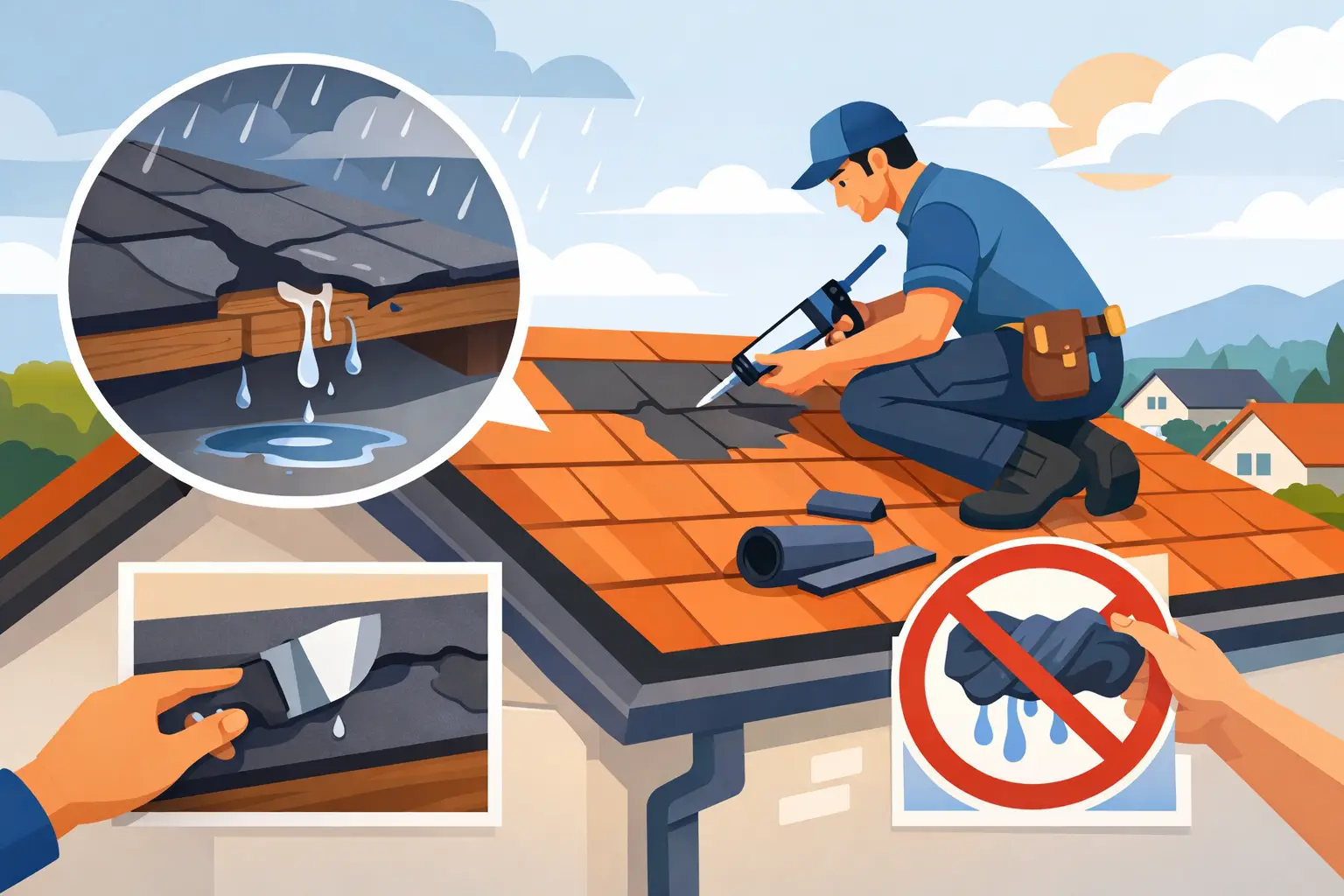 How to Fix Roof Leaks Without Making Them Worse