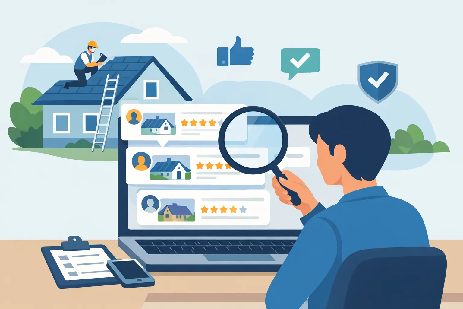 How to Read Roofing Contractor Reviews Before Hiring