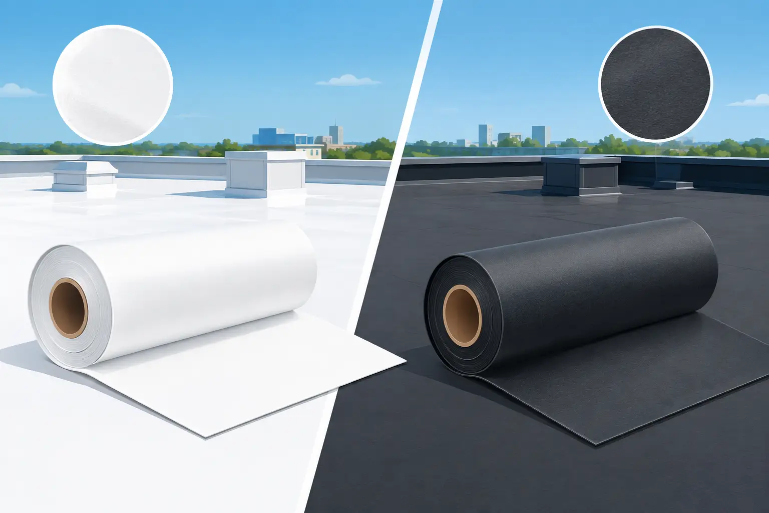 TPO Versus EPDM Roofing for Flat Roofs