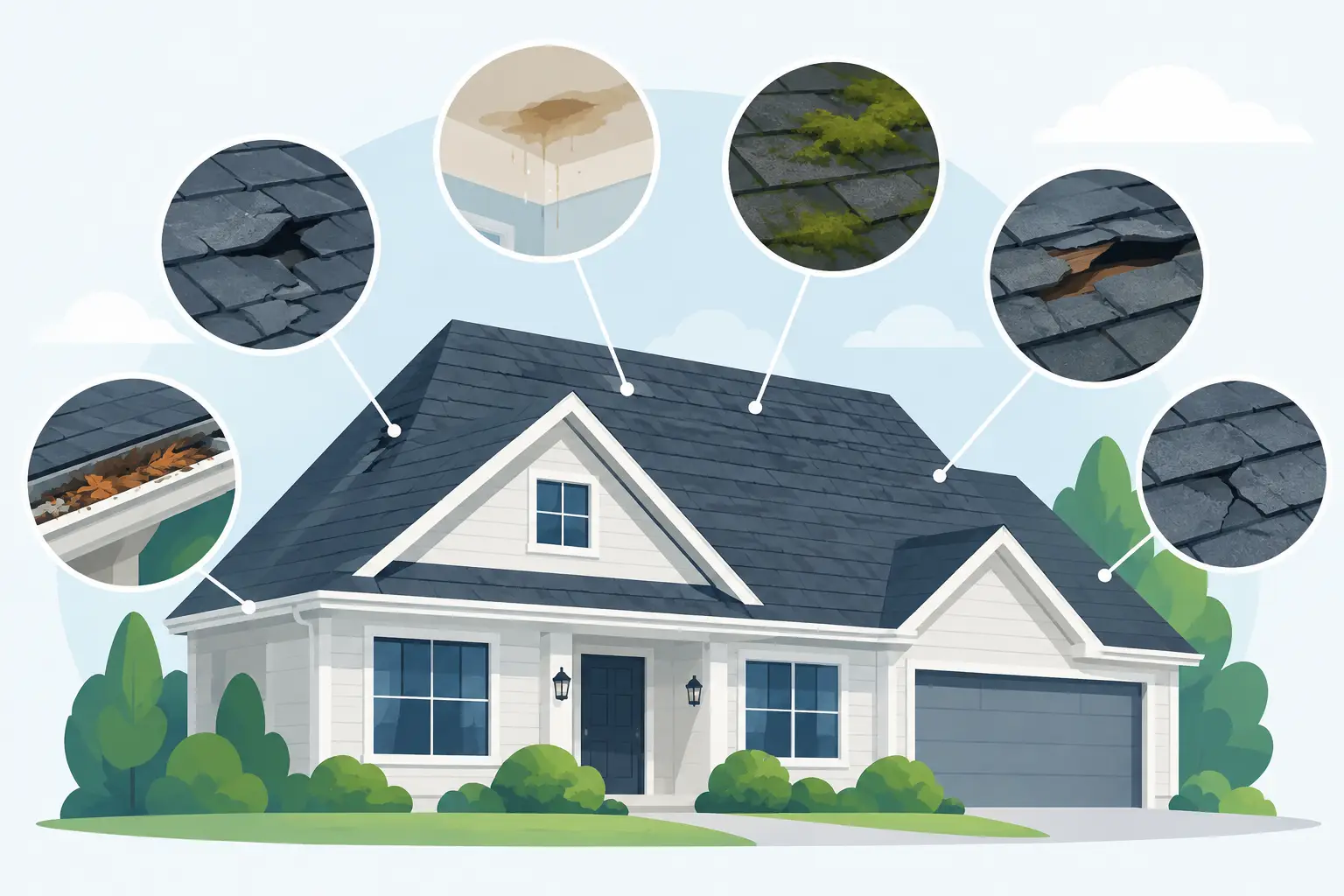 10 Roof Damage Signs You Should Not Ignore