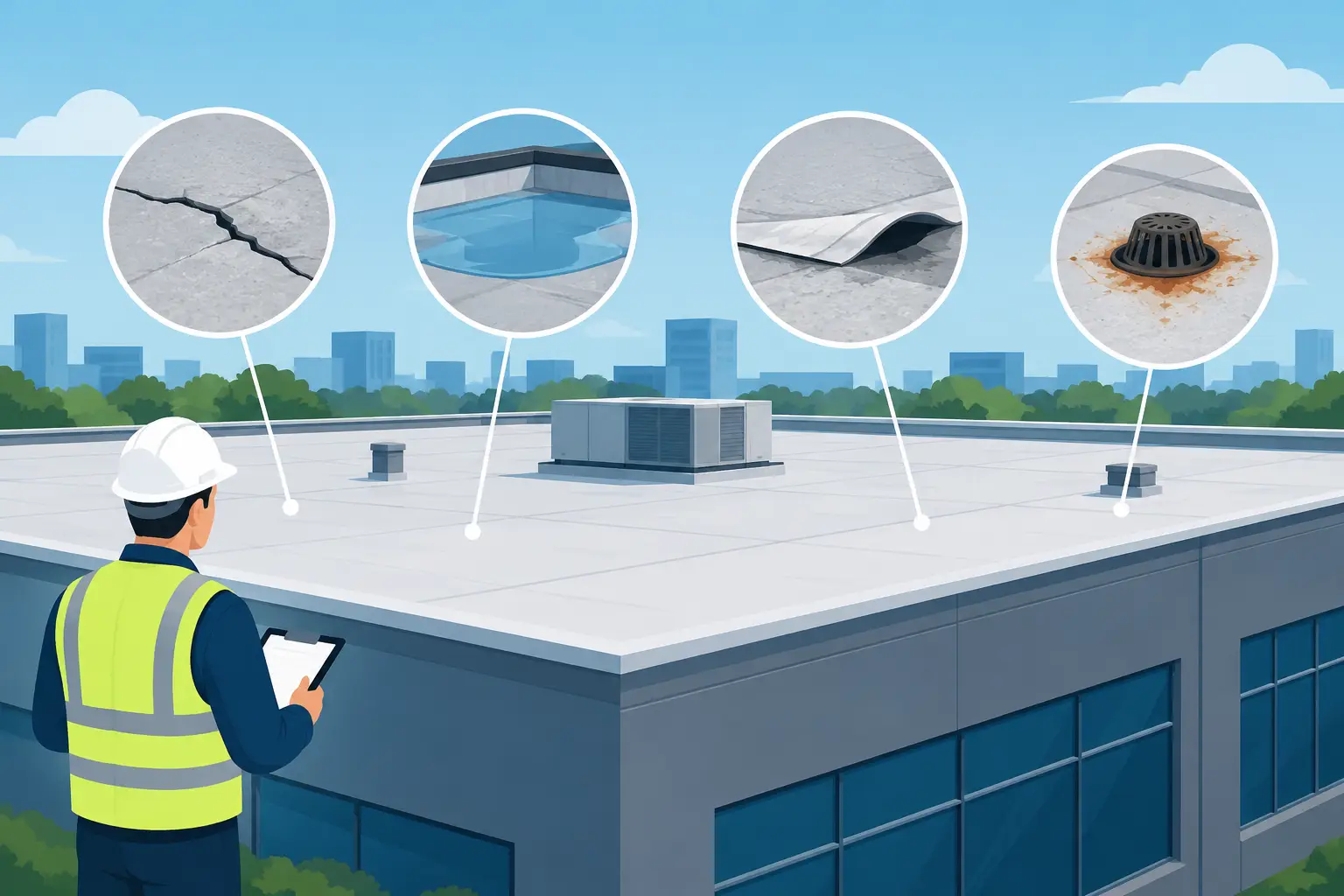 Top Commercial Roof Warning Signs to Watch